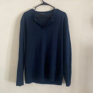 Naked Cashmere navy Henley.